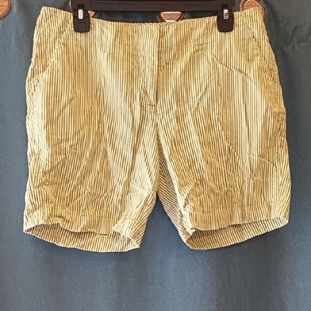 Studio M Green & White Shorts